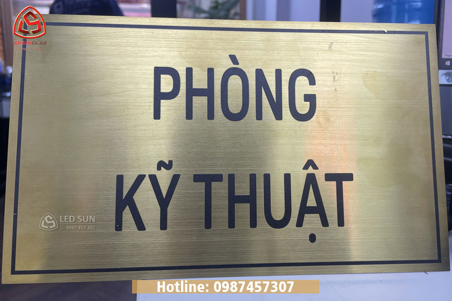 bảng số nhà inox 