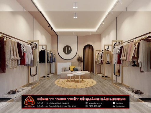 Phong Cách Thiết Kế Thi Công Shop Thời Trang Hot Nhất 2022 | LEDSUN.VN